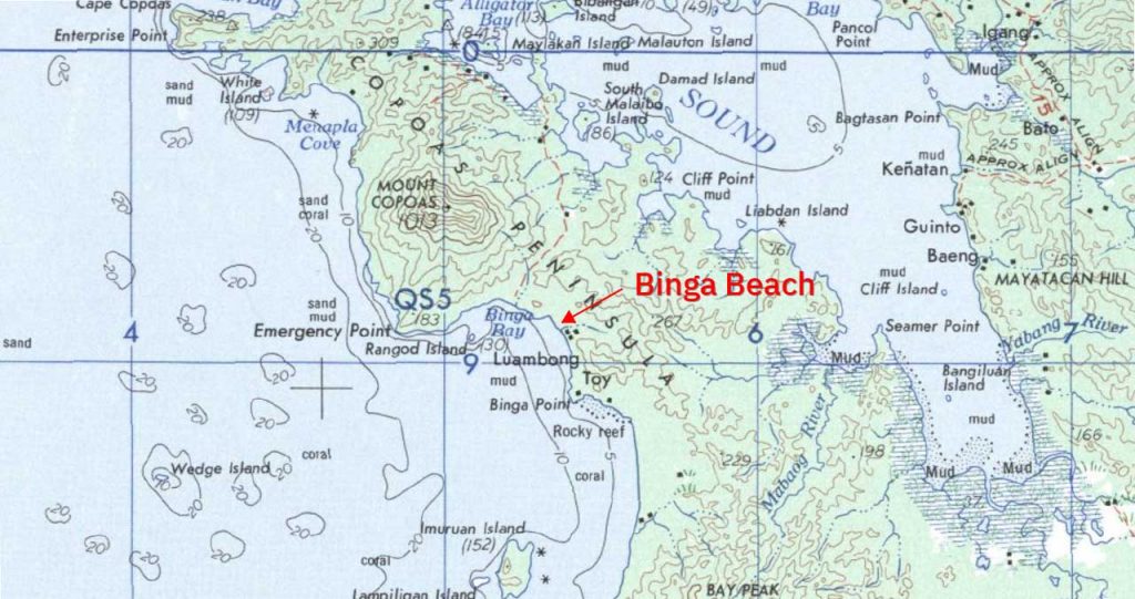 binga-beach-on-the-map