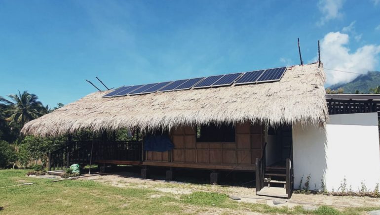 Solar Panels at Binga Beach Resort